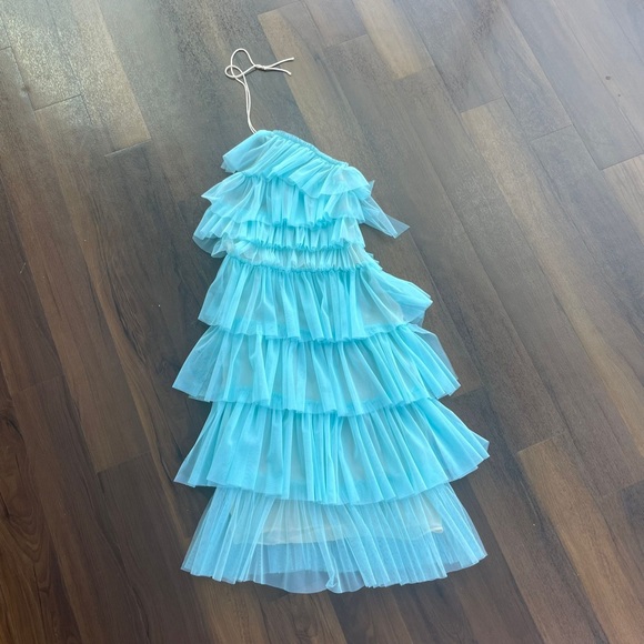 NWOT THE BAR Kai Dress in Amalfi Blue - Picture 4 of 9